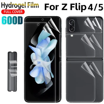 1-3Set Flip4 Flip5 Front & Back Täieliku Katvuse Selge Pehme TPU Kile Ekraani Kaitsekile Samsung Galaxy Z Klapp 5 4 Hüdrogeeli Film