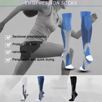 1 Paar Sokke Meestele, Naistele, Sport Compression 20-30mmHg Õendusabi Funktsionaalne Diabeetiline Ödeem Sport Sokk
