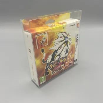 10 tk palju Läbipaistev storage box Ekraan puhul 3DS Pokemon kaitse kasti piiratud ELI edition Mäng