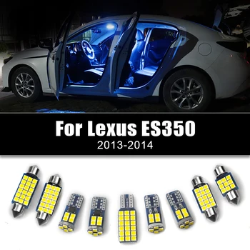 12V Auto LED Pirnid Kit Interior Dome Valgusega lugemislamp Pagasiruumi Valgustus Tarvikud Lexus ES350 2013 2014 Festoon vigadeta