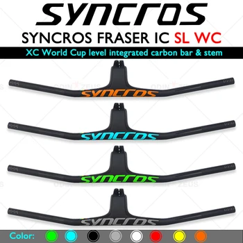 2022 Syncros FRASER IC SL WC -20° 70/80/90*740mm Täielikult süsinikkiust MTB Ratas Osad BMX Jalgratas Integreeritud Juhtraud Koos Varre