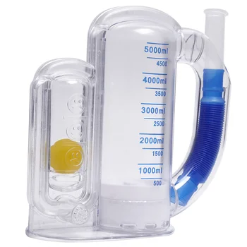 5000 Ml Taastusravi Treener Stiimul Spirometer Hingamine Exerciser Vahend