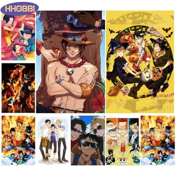 5d Diamond Maali Luffy One Piece Vend Plakat Mosaiik Pilt Tikandid ristpistes Kingitus Poiss Seina Art Anime Home Decor
