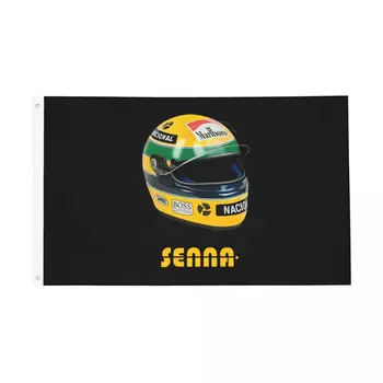 Ayrton Senna Lipu Brasiilia Lipu Siseruumides Väljas Banner Kõik Ilm Mootorrattad Kaunistamiseks Sulata Tõend 2x3 3x5 4x6 JALGA Lipud