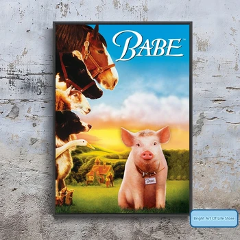 Babe (1995) Movie Poster Kate Foto Lõuend Print Seina Art Home Decor (Raamimata)