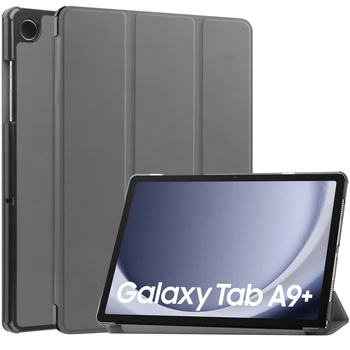 Case for Samsung Galaxy Tab A9 Pluss A9+ 2023 (11 Tolli) Tablett Kerge Õhuke PU Nahast Kate koos Seista, Magada ja Ärkan Funktsioon