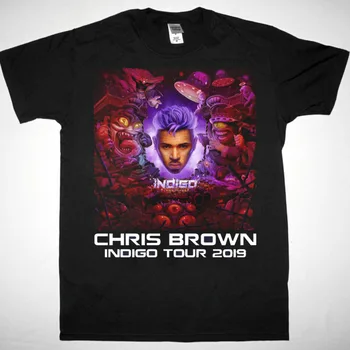 Chris Brown Indigo Tour 2019 Vintage T-Särk Kõik Suurused S kuni 5XL TR1538