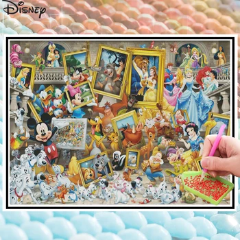 Diamond Maali Kit Värvi Disney Pere tegelaskujusid Pilt DIY Tikandid Mosaiik ristpistes Kingitus Seina Art Home Decor