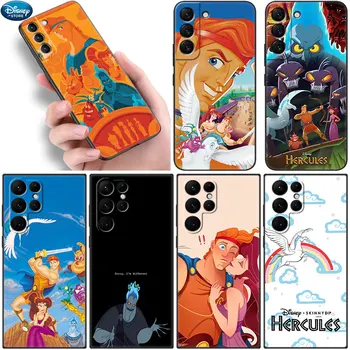 Disney Hercules Musta Telefoni Puhul Samsungi Galaxy S21 S22 Ultra S20 FE S8 S9 S10E S10 Pluss S10 Lite S7 Serv 5G Pehme Kate