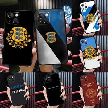 Eesti vapp Vapp Telefon Case For iPhone 15 12 13 Mini SE 2020 7 8 Plus X-XR, XS 11 14 Pro Max tagakaas Kest