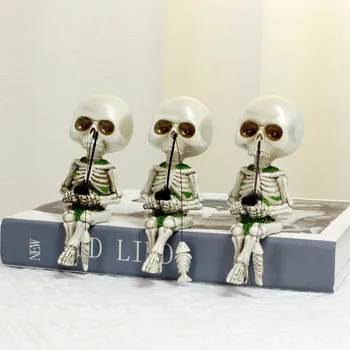 Halloween Skelett Kalapüügi Figuriin
Multifunktsionaalne Desktop Dekoratiivsed
Aia, Õue Pool Decor Kalapüügi Skelett Aed Tarvik