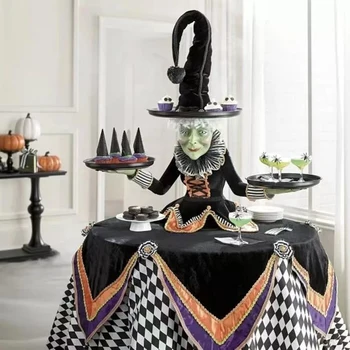 Halloween Witch Vitriin Sahtel, Vaik Käsitöö Töölaua Kaunistus Kaunistused