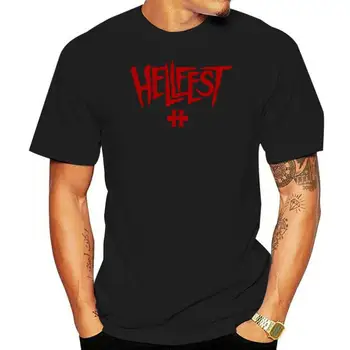 Hellfest Heavy Metal Muusika Festivali Logo Meeste Valge T-Särk, Suurus S - 3Xl Pluss Suurus Tee Särk