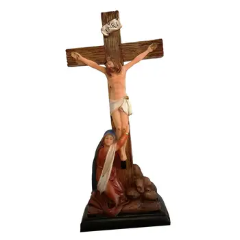 Jeesus Kunsti Jeesuse Rist koos Ema Figuriin jaoks elutoas Laua Laud