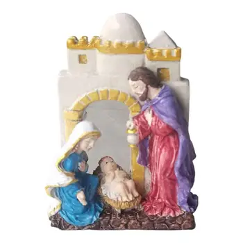 Jeesus Laua Kaunistused Jeesus Vaik Kuju Uudsus Püha Perekonna Jõulud Teenetemärgi Asjade Õppimiseks Tuba, Veranda Display Case