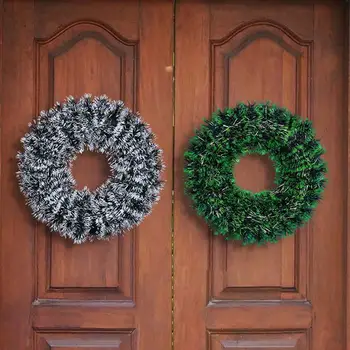 Kunstlik Jõulud Pärg dekoratiivsed fron uks Mänd Vanik loominguline Talumaja seina riputamise Talvel wreths jaoks jõulupidu