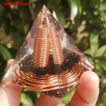 LMHBJY 6cm Crystal Kruusa Spiraal Püramiid Auto Kaunistamiseks Loova Käsitöö Kodus Kaunistused Käsitöö