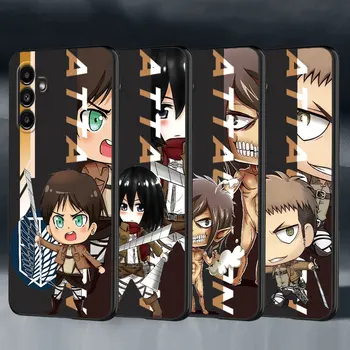 Luksus Anime Rünnak Titan Case for Samsung Galaxy M32 M51 M52 M54 M13 M33 M23 M31 M30s M31s M53 M11 M34 M04 TPÜ Pehme Kate