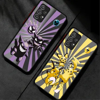 Luksus Pokemon Kaitseraua TPÜ Telefon Case for Samsung Galaxy A31 A32 A12 A70 A71 A30 A70s A50 A50s A21s A51 A52 5G A54 Pehme Kate