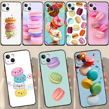Macarons Kook Magustoit Armas Case For iPhone X-XR, XS Max 12 13 Mini 7 8 Plus SE 2020 11 12 13 14 15 Pro Max tagakaas