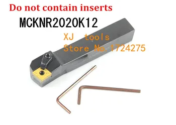 MCKNR2020K12/ MCKNL2020K12 75 Kraadi Välise Toite Tööriista Komplekt 20*20*125MM CNC Treimine Treipingi Masin Vahendid Treipingi lõiketerad