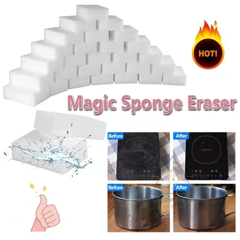 Melamiin Magic Sponge Kustutaja Köök Melamiin Sponge Cleaner Puhastus Sponge Office Vannituba
