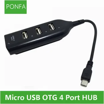 Micro-USB Isane USB-4 Naine Vastuvõtva OTG Kaabel USB Adapter Mobiiltelefoni Pad