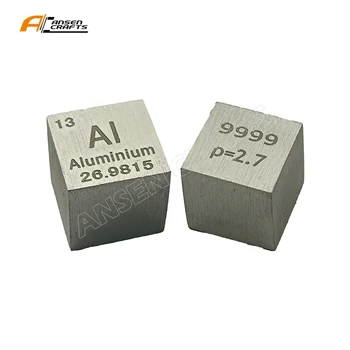 Müük Alumiinium Metallist Perioodilise Tabeli 10mm 1 Tolline Cube 99.99 Puhas