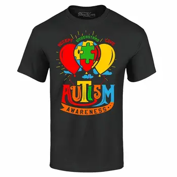 Nõus Mõistma Armastust Õhupallid T-Särk Autism Autism Awareness Isa Särgid
