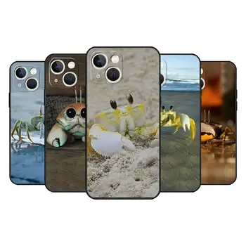 Ookeani Krabi Telefon Case For IPhone 13 12 14 11 Pro Max Mini Xs X-Xr 7 8 6 6s Plus Se 2020 Must Pehmest Silikoonist Kate
