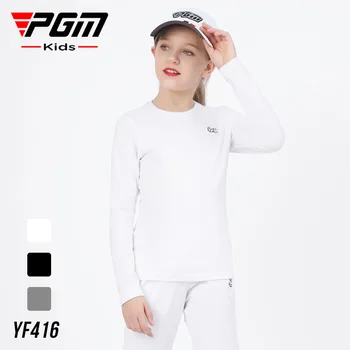 PGM golf läbilöök särk tüdrukute pikkade varrukatega fashion T-särk sügisel ja talvel venitada laste riided riided külma ja sooja