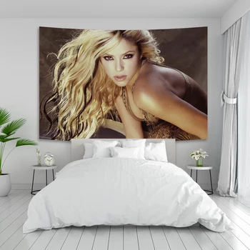 Poplaulja Shakira Lipu Või Vaip, Böömimaa Elu Tekk Decor Bedspread Magamistuba Kunsti Ilus Kodu Kaunistamiseks Ruumi Seina