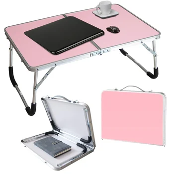 Portable Folding Sülearvuti Laud, Mini Kokkupandav Telkimine Tabel, Kokkuklapitavad Pikniku Laud Ruumi, Mini Lap Desk Lugemise Omanik