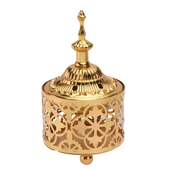 Põleti Omanik Metallist Mini Lõhn Aroomiteraapia Koonus Eid Mabkhara Suitsutusastia Fengshui Zen Aed Tuhk Keraamiline Kauss Kinni Püüdja