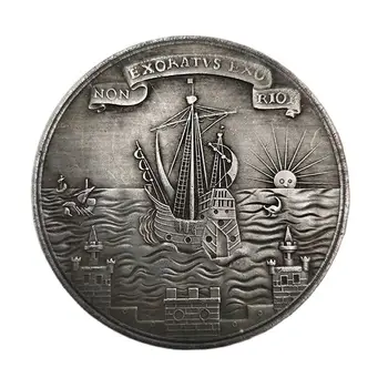 Rootsi Suur Mälestusmünte Sunrise Kuningas Laeva Päike Lossi Muster Müntide Kogumise Suveniirid, Kodu Kaunistamiseks, Käsitöö, Kingitused Mündi