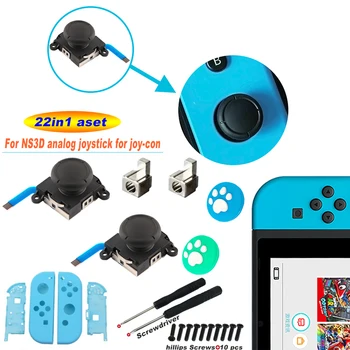 Rõõmu Con Asendamine 3D Analoog Juhtkangi Thumb Stick Töötleja Joycon Anduri Moodul Potentsiomeeter Repair Tool For Nintendo Lüliti