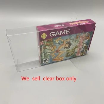 Selge LEMMIKLOOMA Hoidmine katte Jaoks Sega Game Gear GG mäng ELI ja USA versioon on spetsiaalne läbipaistev ladustamise kasti display box