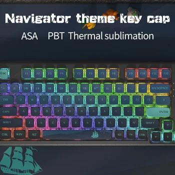 SHUIZHIXIN ASA klaviatuuri Keycaps PBT-Navigator-Teemastatud puding võti ühise põllumajanduspoliitika Termilise 117 võtmed kohandatud Mehaanilise Klaviatuuri Keycap