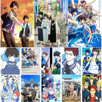 Sport Anime Plakateid Esteetiline HD Print Valge Katmata Paber Bakuten!! Plakat Seina Art Decor Kodus Toas Baar Dekoratiivsed Värvimistööd