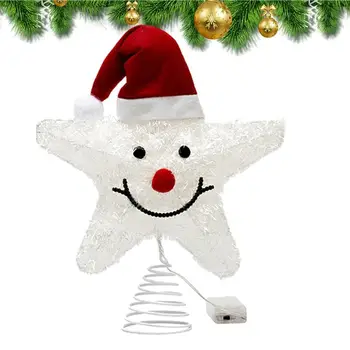 Star Puulatv Akutoitega Armas Star For Christmas Tree Top Jõulud Kaunistused Söögilaud Laua Arvuti Desk Kohvi