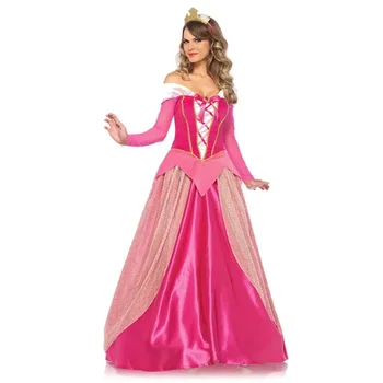 Täiskasvanud Aurora Printsess Kleit, Kostüüm Deluxe Roosa Uinuv Kaunitar Naiste Halloween Cosplay Kleit S-2XL