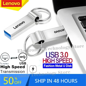 UUS Originaal Lenovo USB3.0 U Disk Flash Drive High Speed 2TB USB Portable Metallist SSD kõvaketas Väline Flash Mälu Sülearvuti