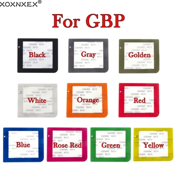 XOXNXEX 100tk Hea kvaliteediga Värvilisi Asendamine plastikust kaitsva ekraani objektiiv logo Gameboy Pocket GBP